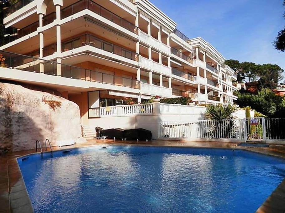 Residence De Luxe Sun Paradis, Studio Terrasse, Vue Mer Piscine カンヌ エクステリア 写真